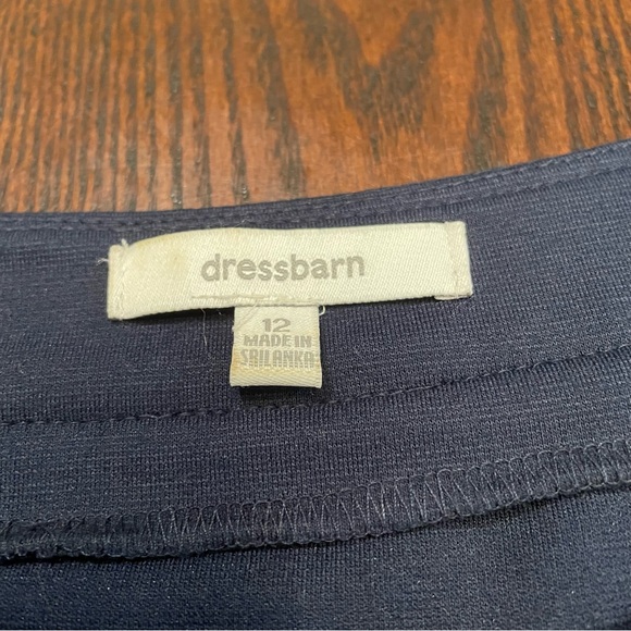 Classic Dressbarn Navy Blue Dress with Pockets - Picture 4 of 10